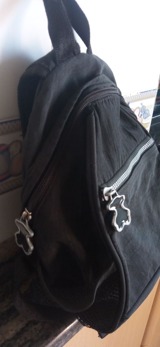 Mochila Tous negra pequeña