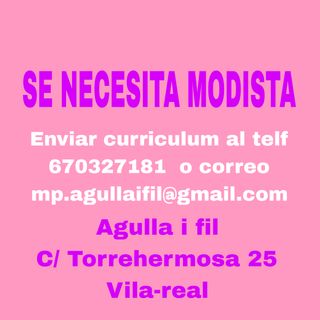Modista / costurera