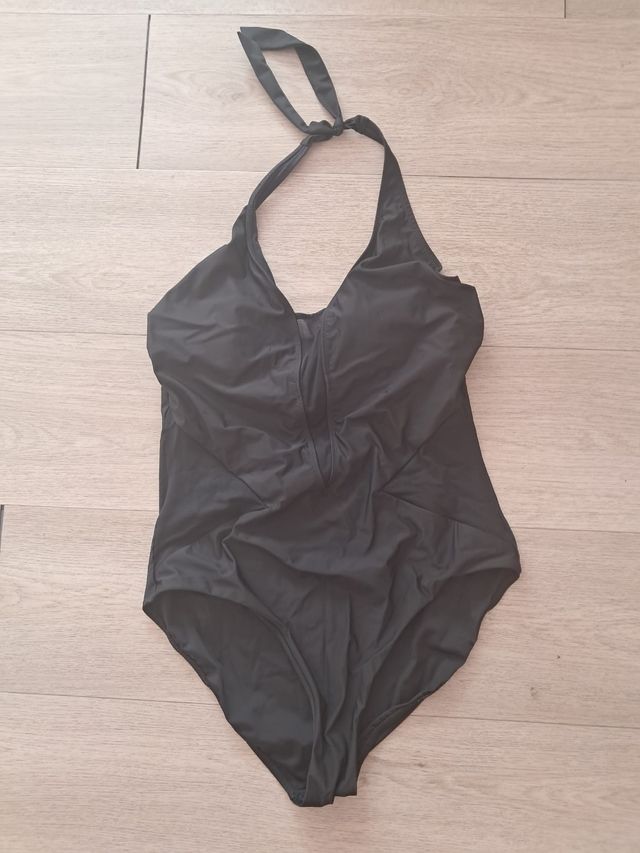 Bañador negro mujer halter