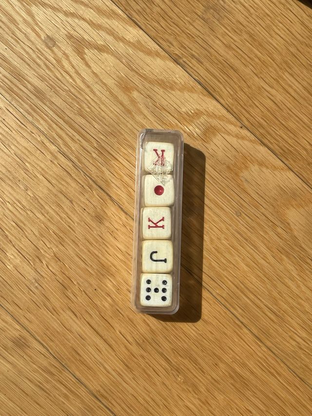 Cubilete Dados Vintage