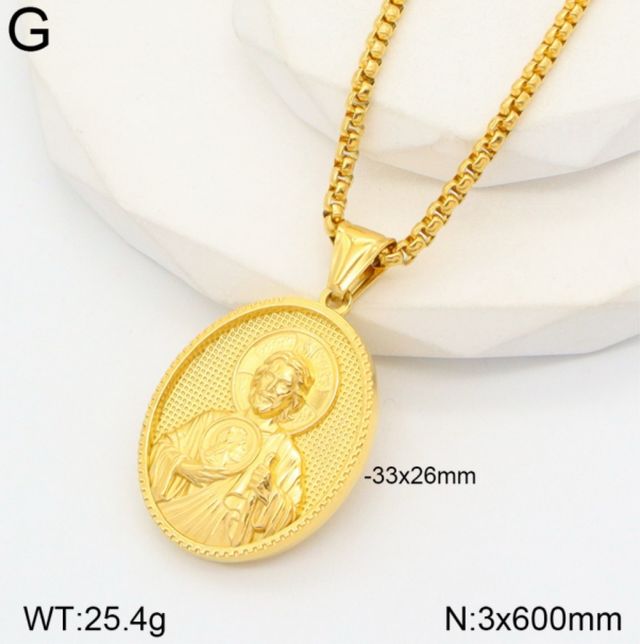 Collar San Judas Tadeo - Dorado