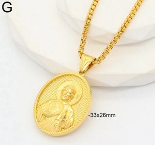 Collar San Judas Tadeo - Dorado