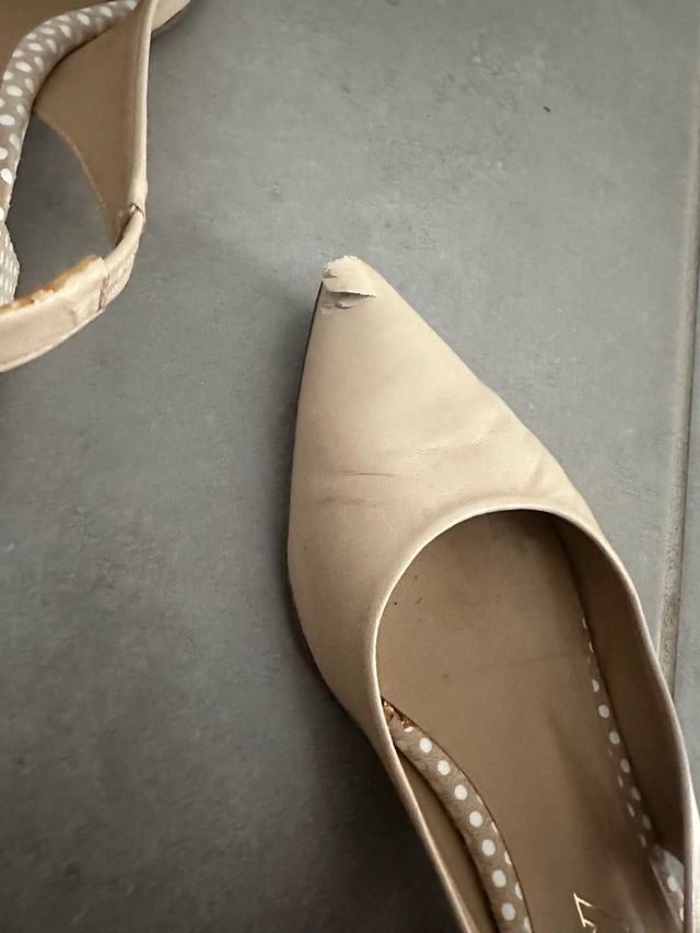 Zapatos destalonados Gody beige