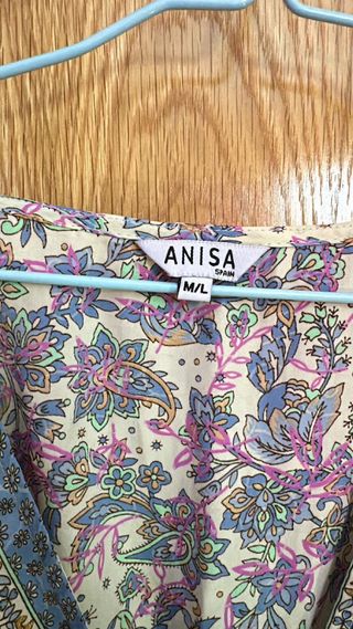 Blusa Anisa - Top corto multicolor