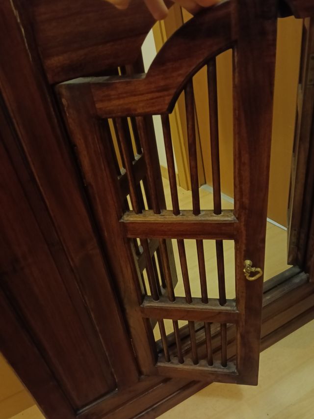 Espejo madera tallado - nuevo