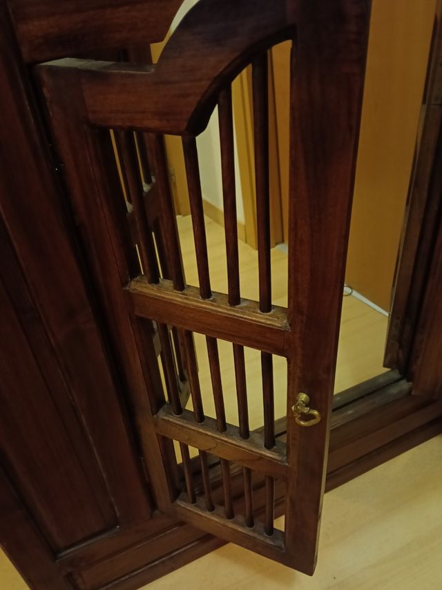 Espejo madera tallado - nuevo