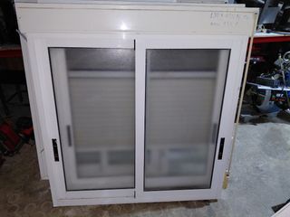 2 Ventanas aluminio correderas 130x135