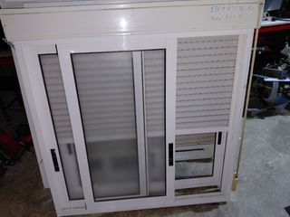 2 Ventanas aluminio correderas 130x135