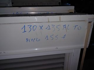 2 Ventanas aluminio correderas 130x135