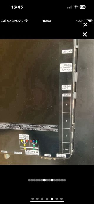 TV SAMSUNG 37" plata