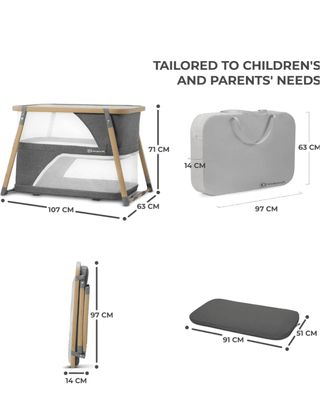 Cuna Bebé Kinderkraft Sofi 4 en 1