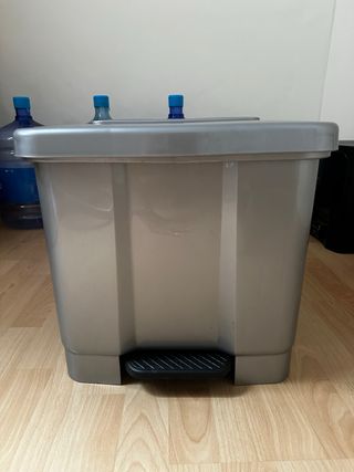 Cubo basura pedal 2 compartimentos