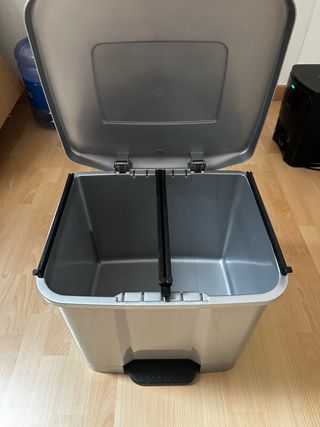 Cubo basura pedal 2 compartimentos