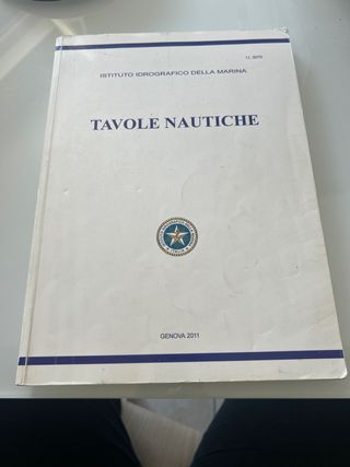 Tavole Nautiche Istituto Idrografico