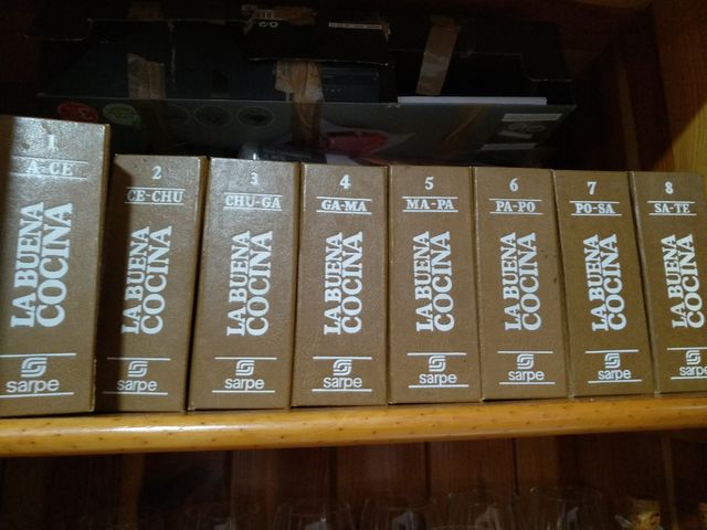 Libros cocina.