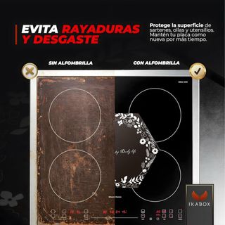 3 protezioni a induzione in vetro ceramico