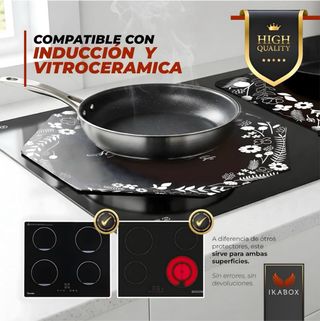 3 protezioni a induzione in vetro ceramico