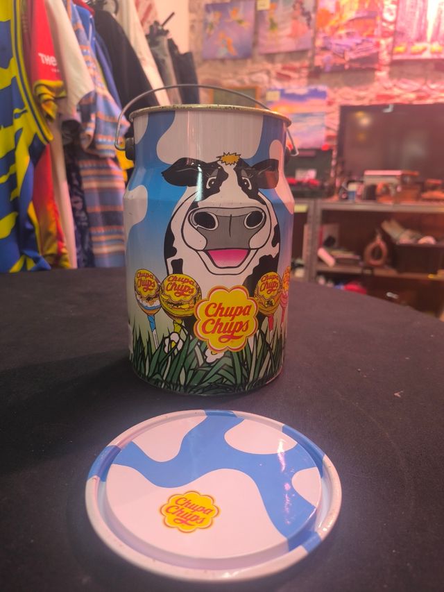 Lata Chupa Chups vaca