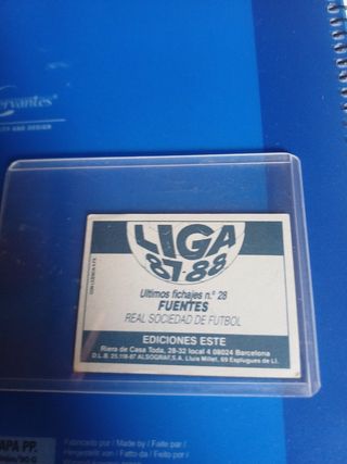 CROMO Fuentes - Liga 87-88