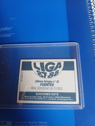 CROMO Fuentes - Liga 87-88