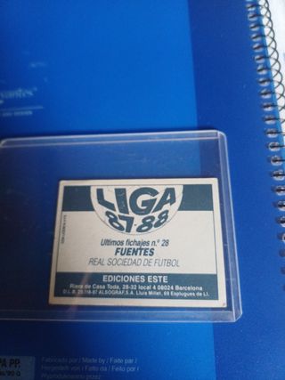 CROMO Fuentes - Liga 87-88