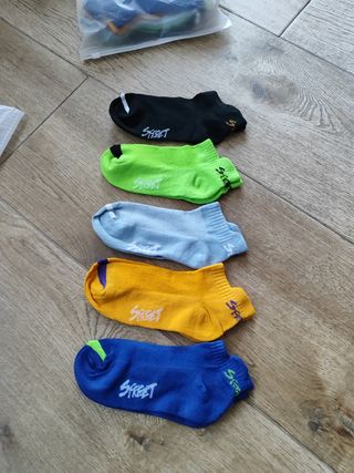 5 Pares calcetines nuevos a estrenar 