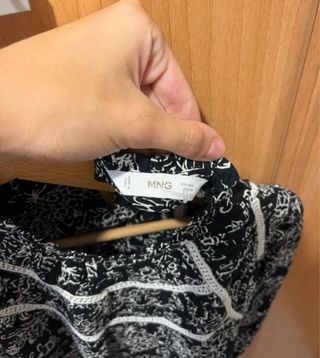 Blusa negra Mango Teen