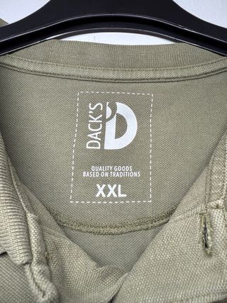 Polo Uomo Dack's XXL Verde Oliva