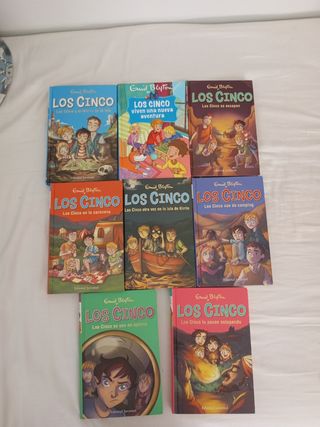 8 LIBROS DE LA COLECCIÓN DE LOS CINCO