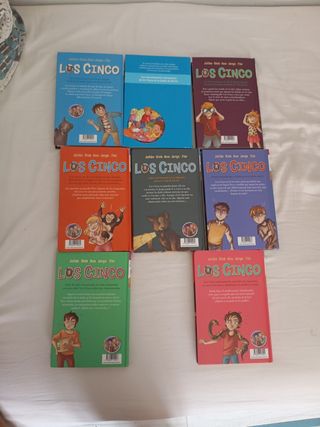8 LIBROS DE LA COLECCIÓN DE LOS CINCO