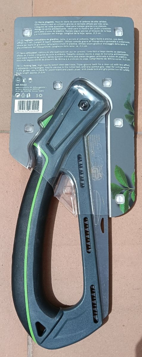 Sierra plegable FloraBest SIN ESTRENAR