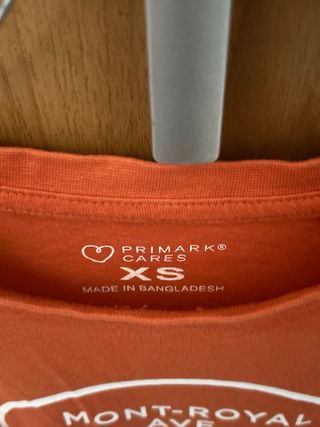 Maglietta Montreal Primark Arancione