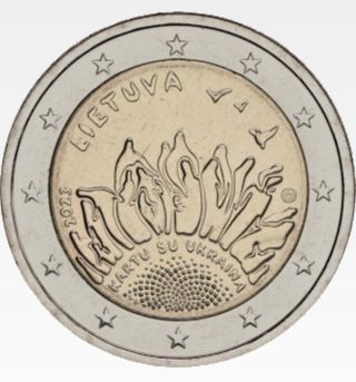 Lituania 2023 moneda 2 euros