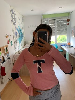 Jersey Tommy Hilfiger rosa