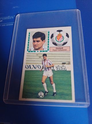 CROMO DUQUE - Liga 83-84
