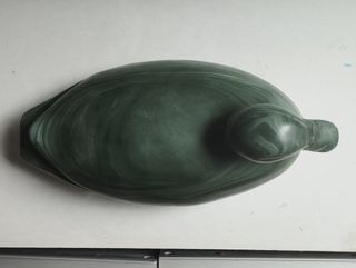 Figura Pato Piedra Verde