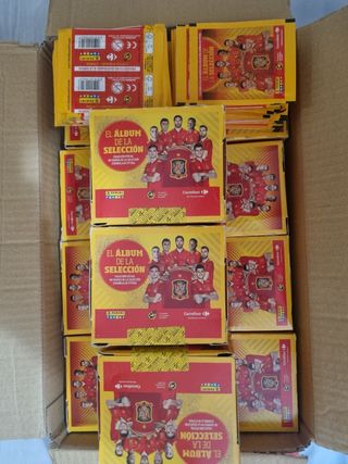Panini lotto di 15 box + 3 album Euro 2020 Spagna