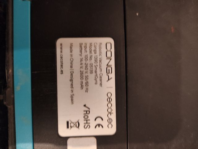 Robot aspiradora Conga Serie 1390