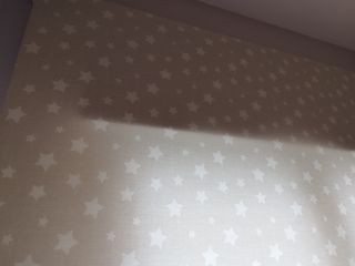 Estor Enrollable Beige con Estrellas 145x245cm