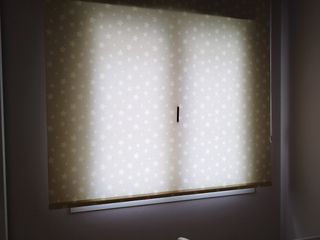 Estor Enrollable Beige con Estrellas 145x245cm