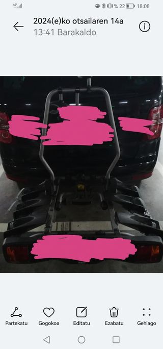 Portabicicletas 3 bicis | Bola