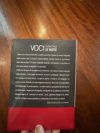 Libro dvd Voci contro le mafie