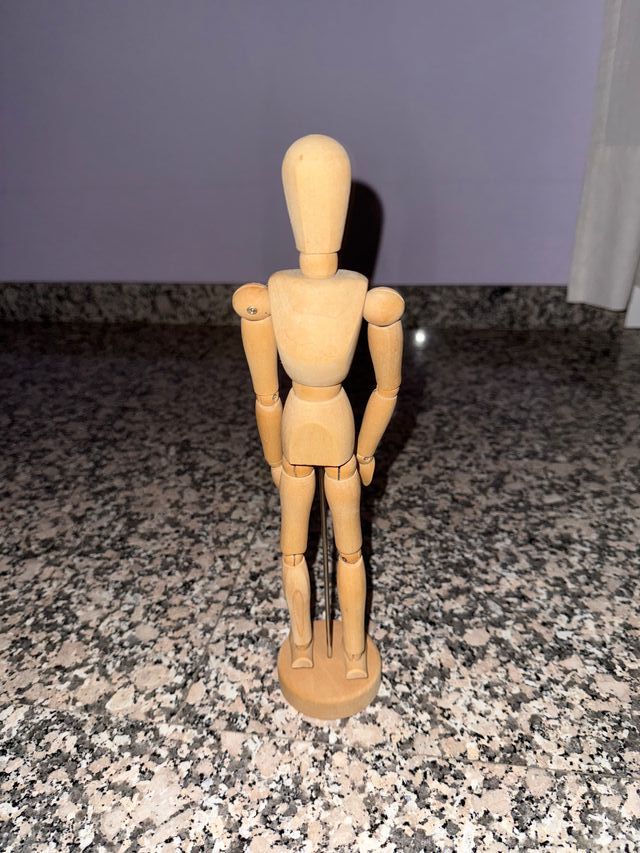 Maniquí madera articulado