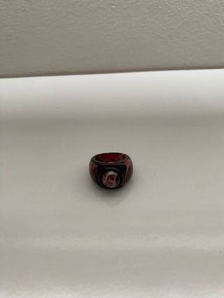 Anillo artesanal marrón