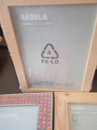 3 marcos fotos   IKEA 10x15cm Marco Ram y.Rab