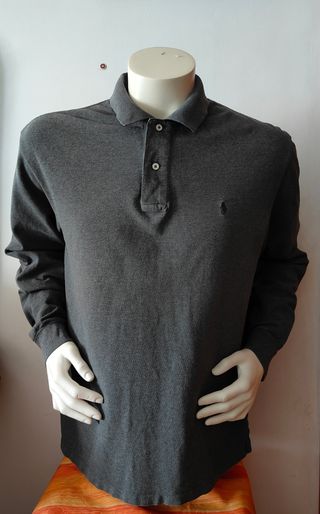 Polo Ralph Lauren XL gris oscuro