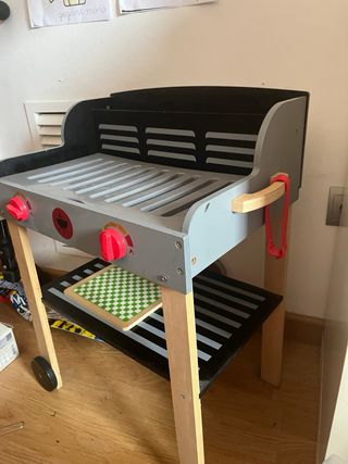 Barbacoa madera infantil - juego