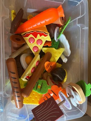 Barbacoa madera infantil - juego