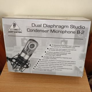 Micrófono de estudio BEHRINGER B2 nuevo