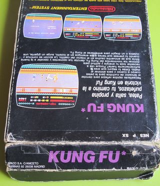 Kung Fu NES (PAL España) con caja